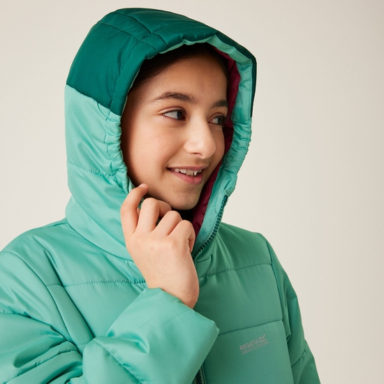 Dziecięca kurtka zimowa ocieplana Lofthouse VIII Zielony