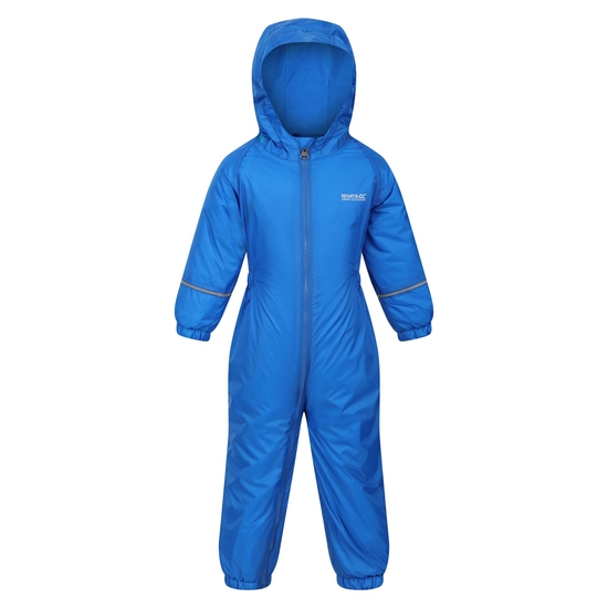 Kids Splosh III Waterproof Puddle Suit Oxford Blue Regatta UK