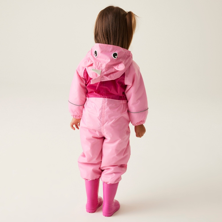 Kids Mudplay III Waterproof Puddle Suit Luna the Unicorn Sweet Pink Regatta IE