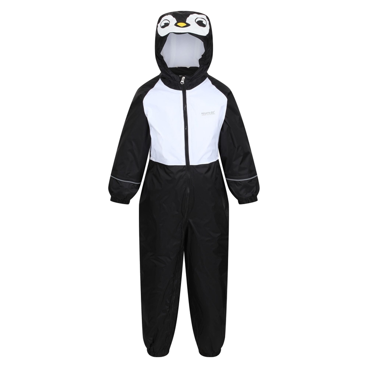 Kids' Mudplay III Waterproof Puddle Suit Black Penguin