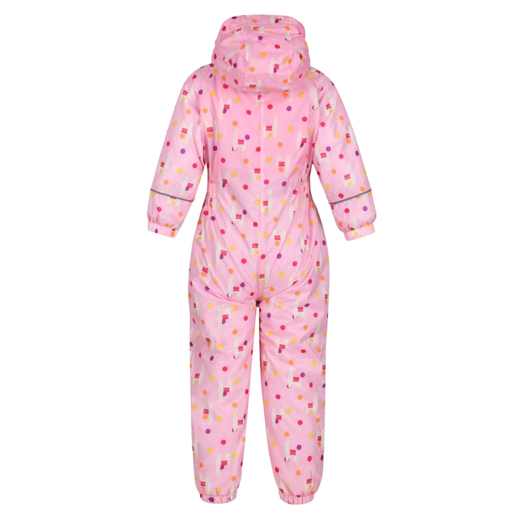 Kids Printed Splat II Waterproof Puddle Suit Sweet Lilac Llama