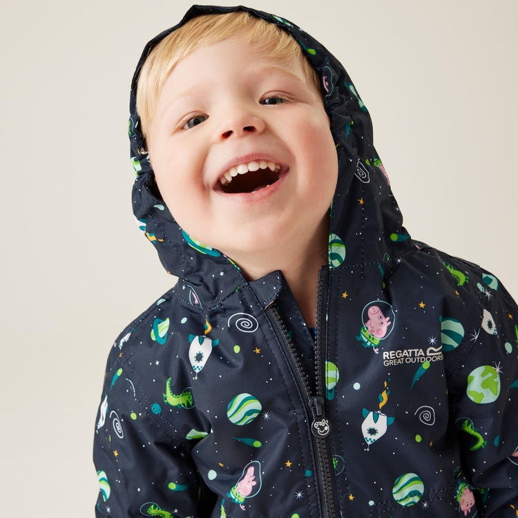 Peppa Pig Padded Muddy Puddle Jacket Navy Regatta ROW
