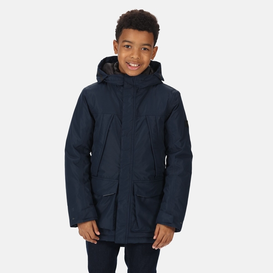 Navy blue jacket kids shop