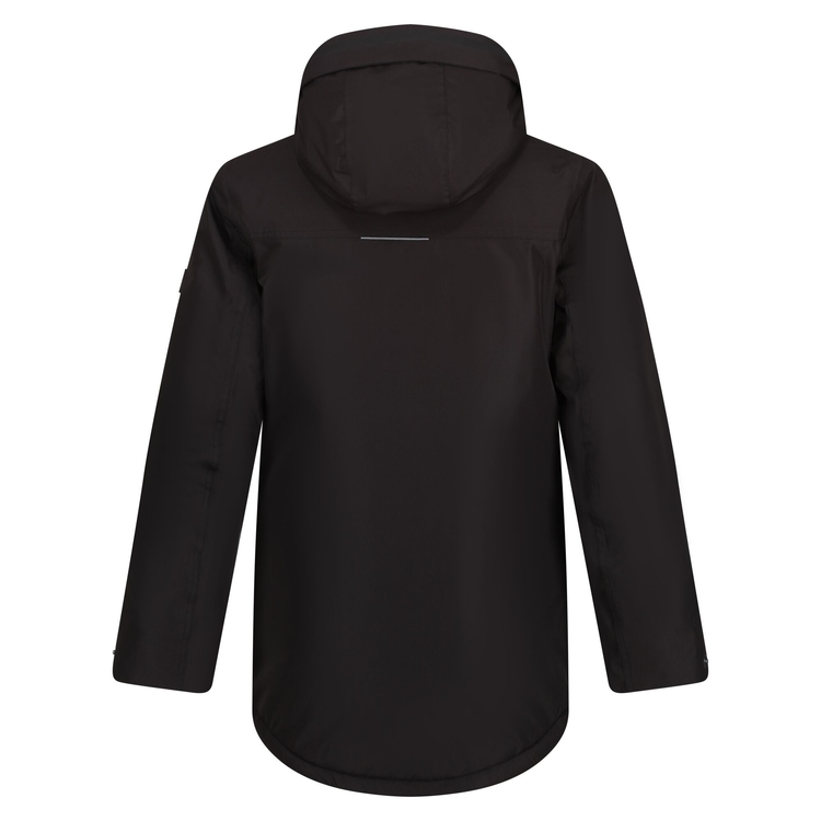 Kids Paddrick Waterproof Parka Jacket Black Regatta IE