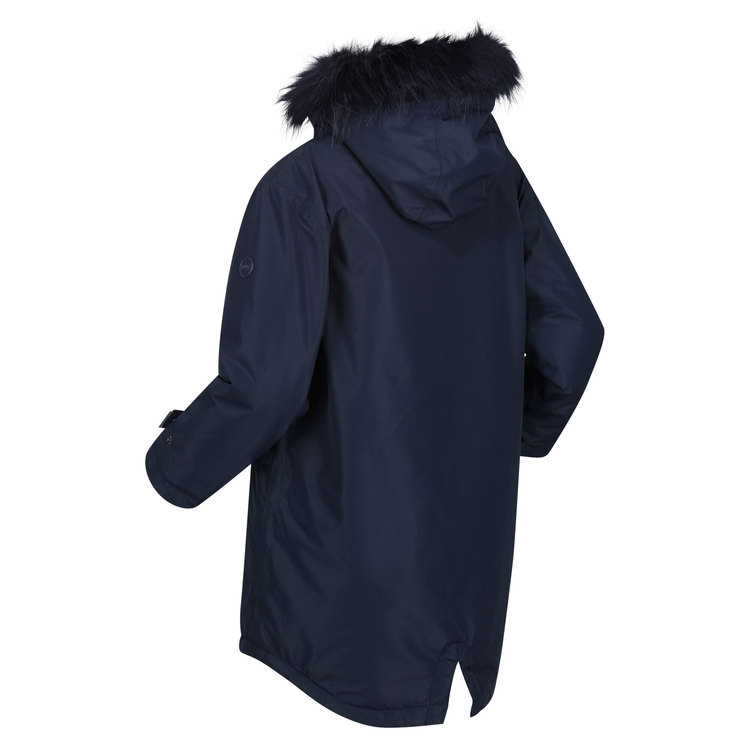 Kids' Adelyn Waterproof Parka Jacket Navy