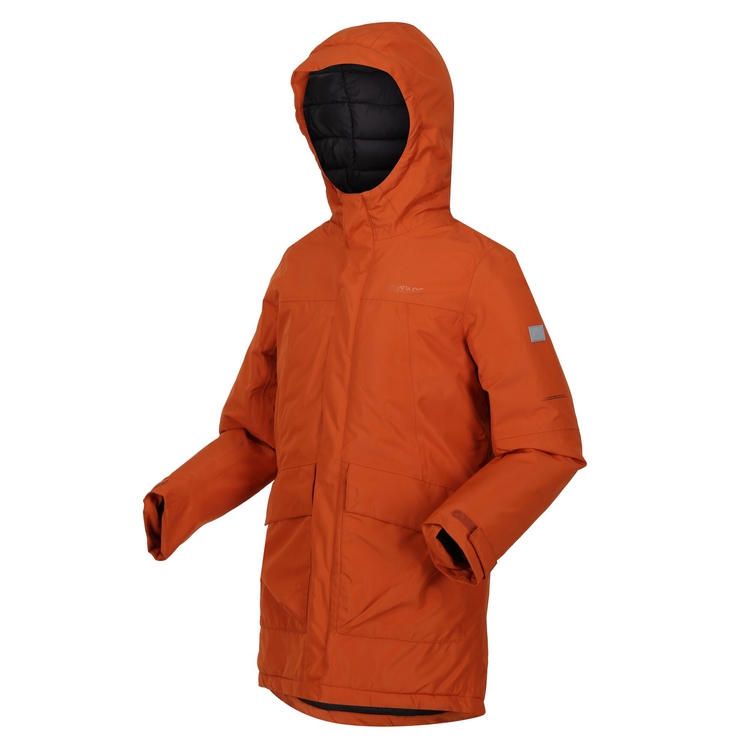 Farbank wasserdichte Jacke fur Kinder Orange Regatta DE