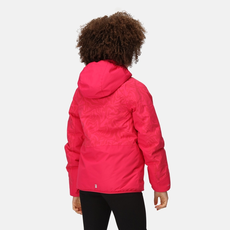 Volcanics VII reflektierende Jacke für Kinder - Pink