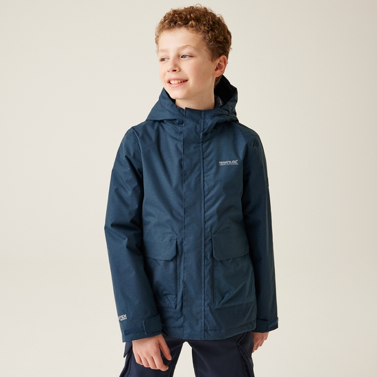 Kids Ezdale Waterproof Jacket Moonlight Denim