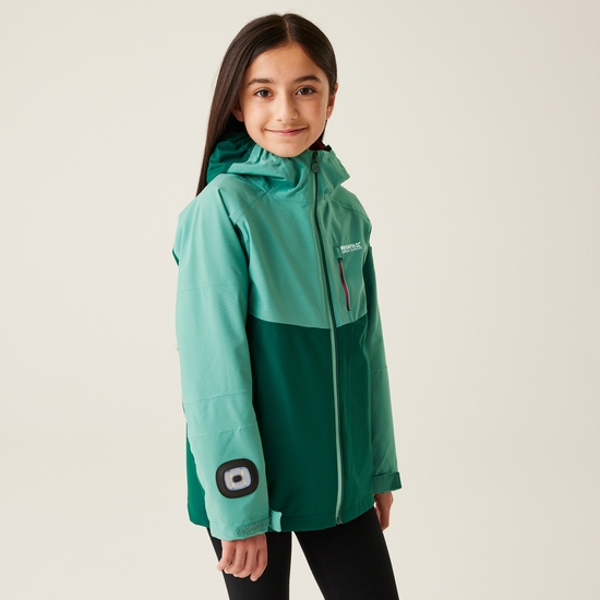 Girls Trekktain 3 in 1 Jacket Rain Forest Dusty Green