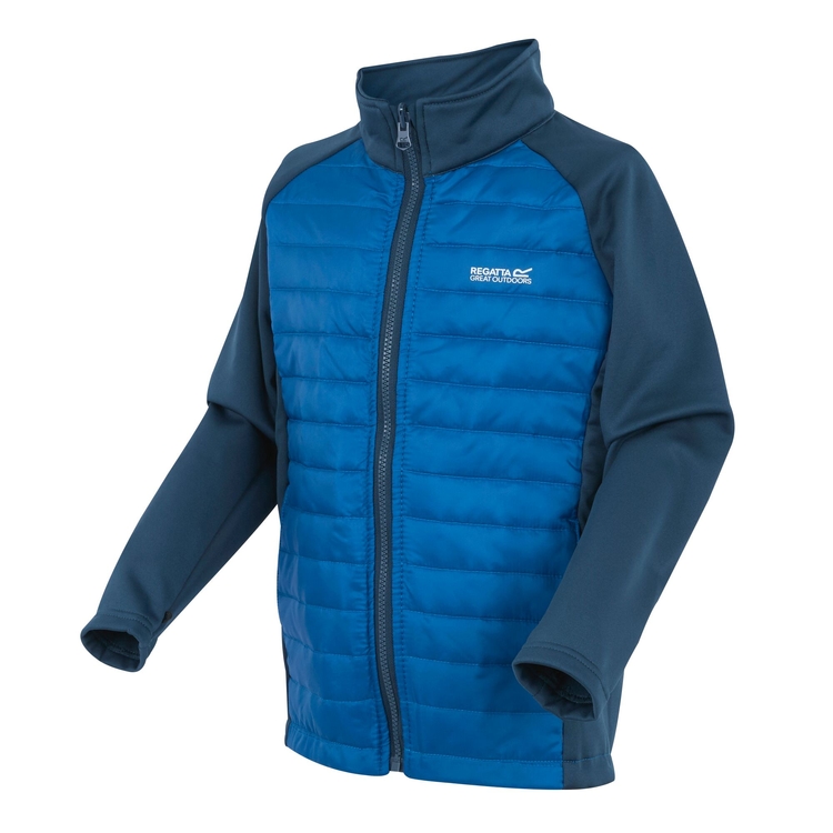 未使用 Regatta England/Waterproof Jacket Boys Trekktain 3-in-1 II Jacket - Navy Blue | Regatta