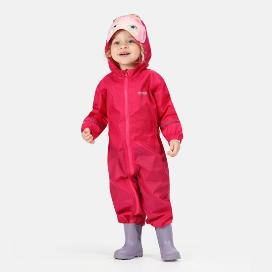 Regatta puddle suit pink hotsell