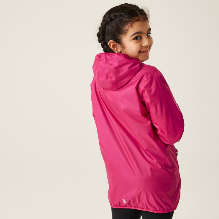 Kids Regatta Packaway II Waterproof Breathable Jacket - Foldable Hooded Rain Jacket 12 thumbnail image