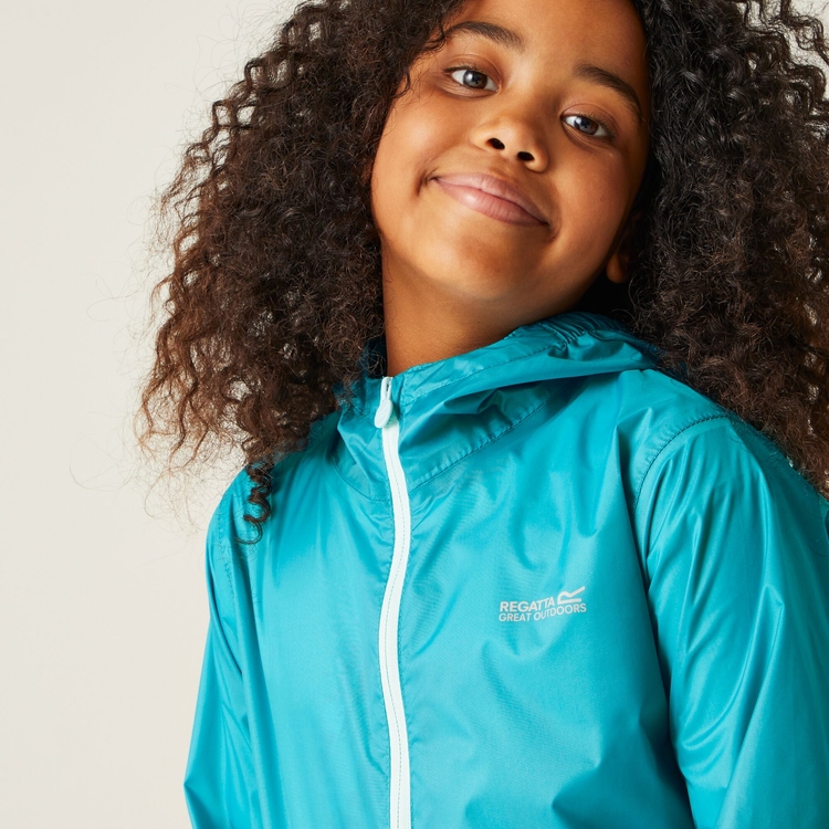 Kids Pack It Waterproof Packaway Jacket Tahoe Blue Regatta IE
