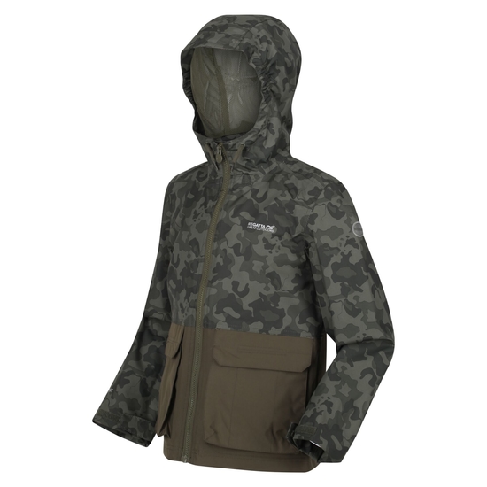 Boys camo rain coat best sale