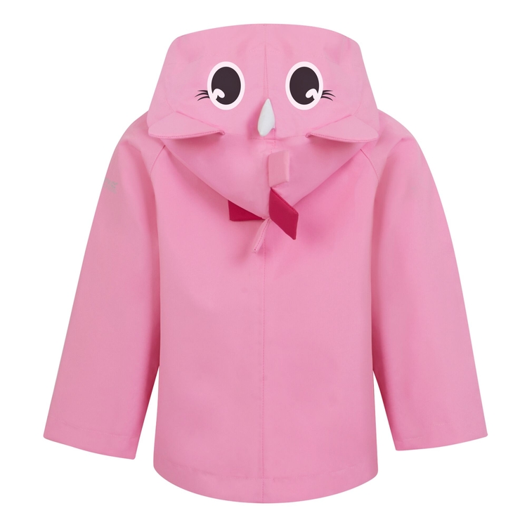 Kids Animal Print Waterproof Jacket Luna The Unicorn Sweet Pink Regatta UK