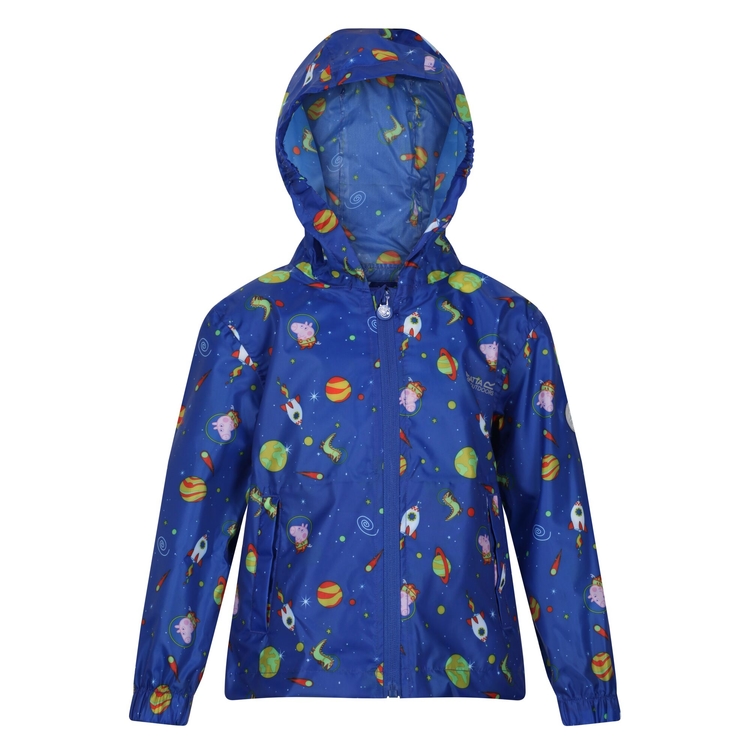 Kids' Peppa Pig Waterproof Pack-It Jacket Surf Spray Cosmic