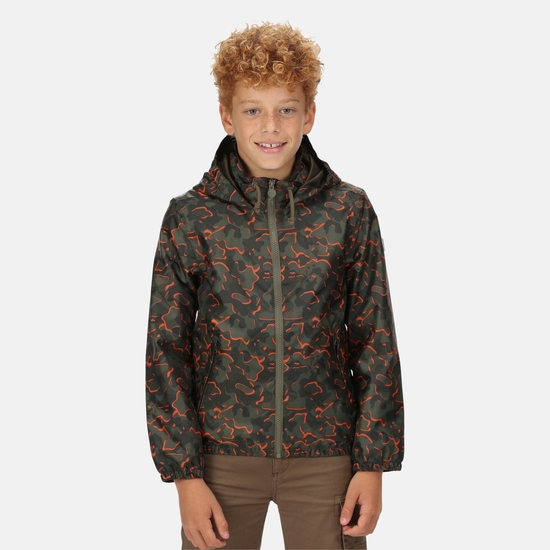 Camo waterproof coat top