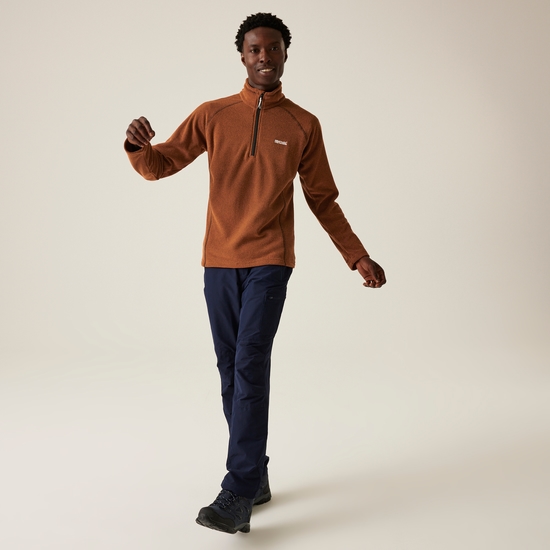 Polar męski z suwakiem 1/2 Kenger Pomarańczowy