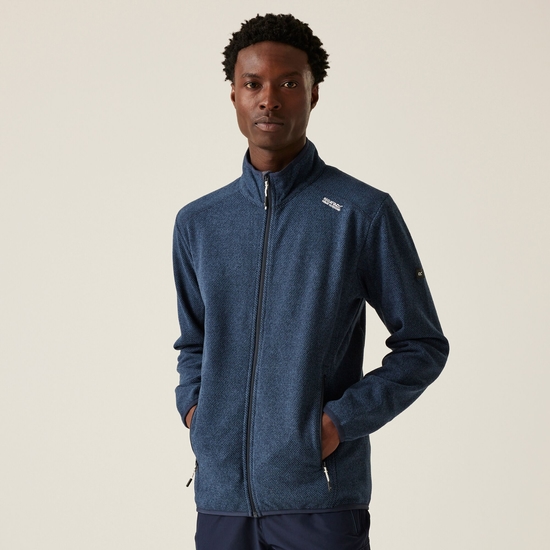 Mens navy full zip fleece shop