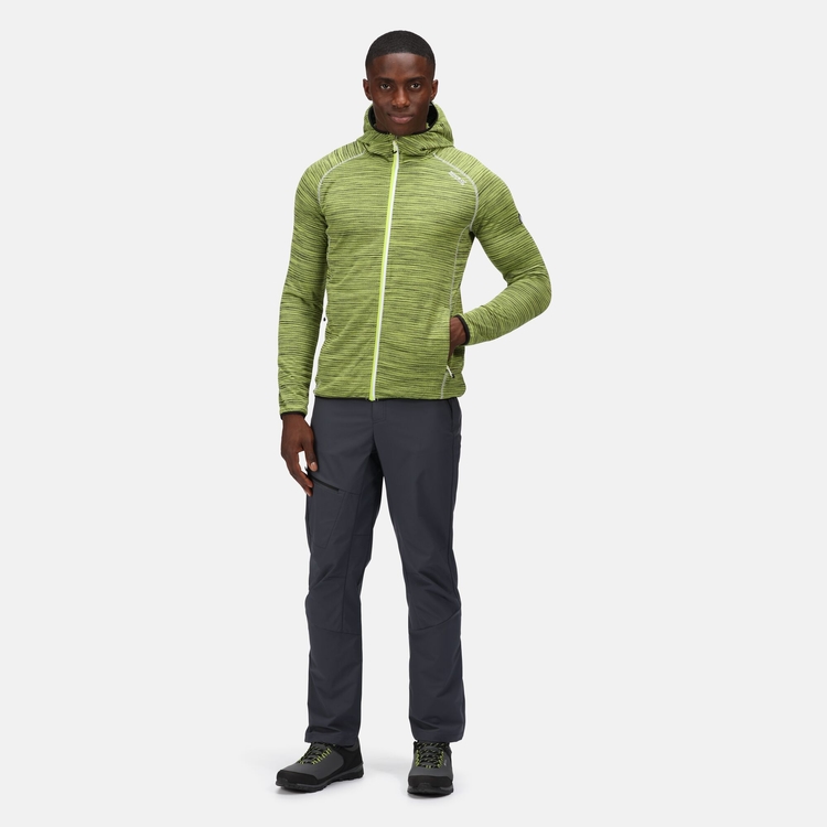 Fleece light melange hoody new arrivals