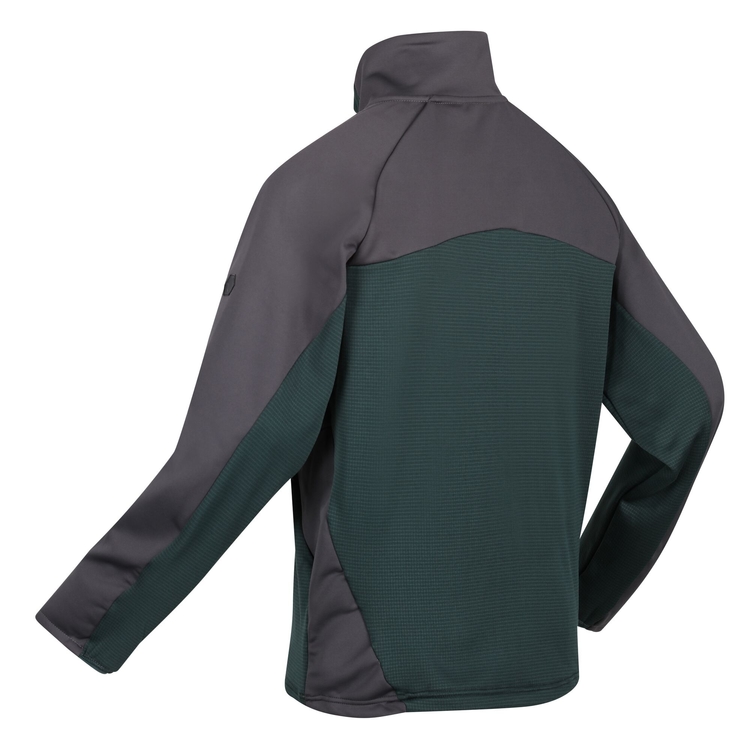 Men s Highton Winter Full Zip III Fleece Green Gables Dark Grey