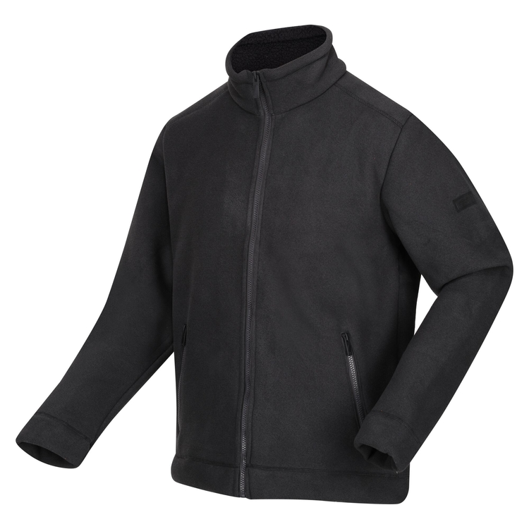 Men s Garrian II Full Zip Fleece Ash Black Lining Regatta ROW