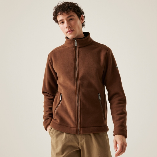 Garrian II Fleece mit durchgehendem ReiBverschluss fur Herren Braun Regatta DE
