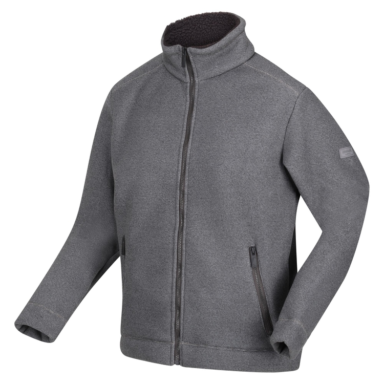 Men s Garrian II Full Zip Fleece Storm Grey Regatta UK