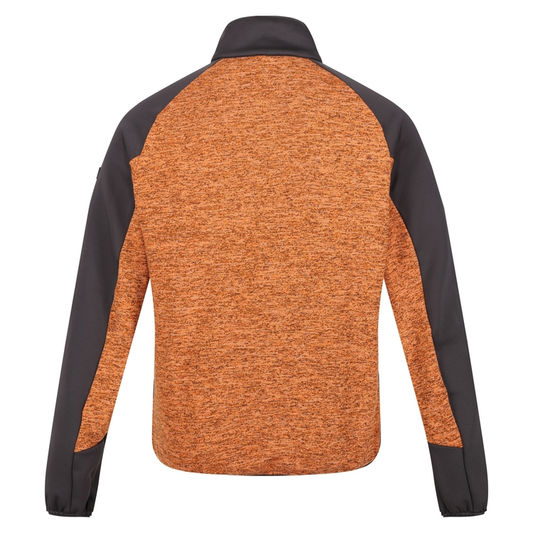 Men s Coladane V Full Zip Fleece Orange Pepper Burnt Copper Ash Regatta ROW