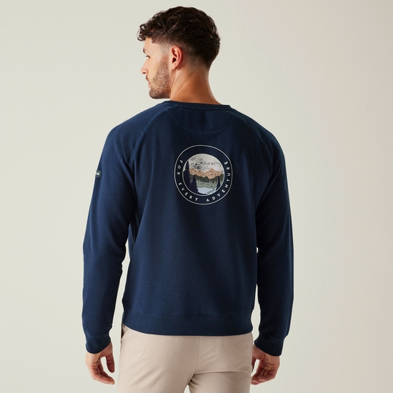 Men's Nithsdale Crewneck Sweatshirt Navy For Every Adventure