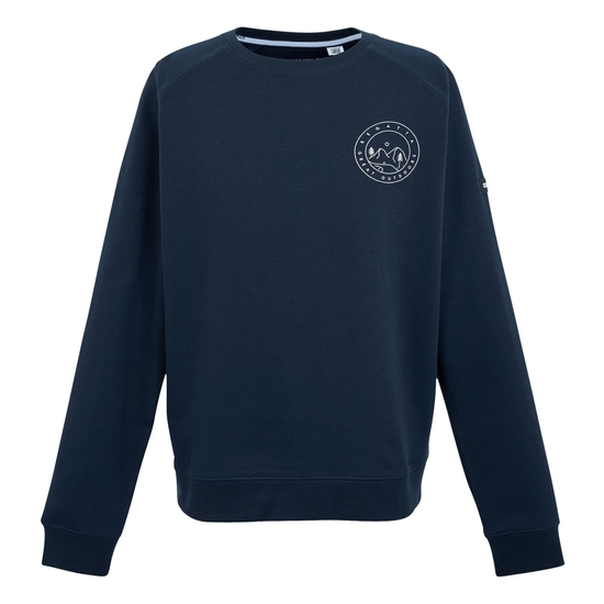 Men's Nithsdale Crewneck Sweatshirt Navy For Every Adventure