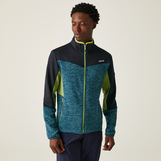 Men's Coladane VI Full Zip Fleece - Moroccan Blue Marl Navy