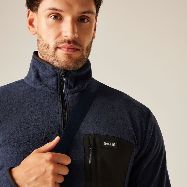 Men's Frankie Half Zip Fleece - Navy Blue | Regatta