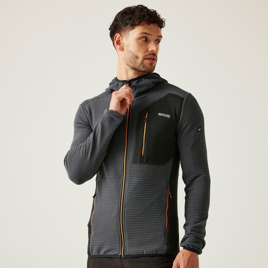 Regatta Herren Lakara Fleecejacke – Durchgehender Reißverschluss, Flauschig, Mit Taschen