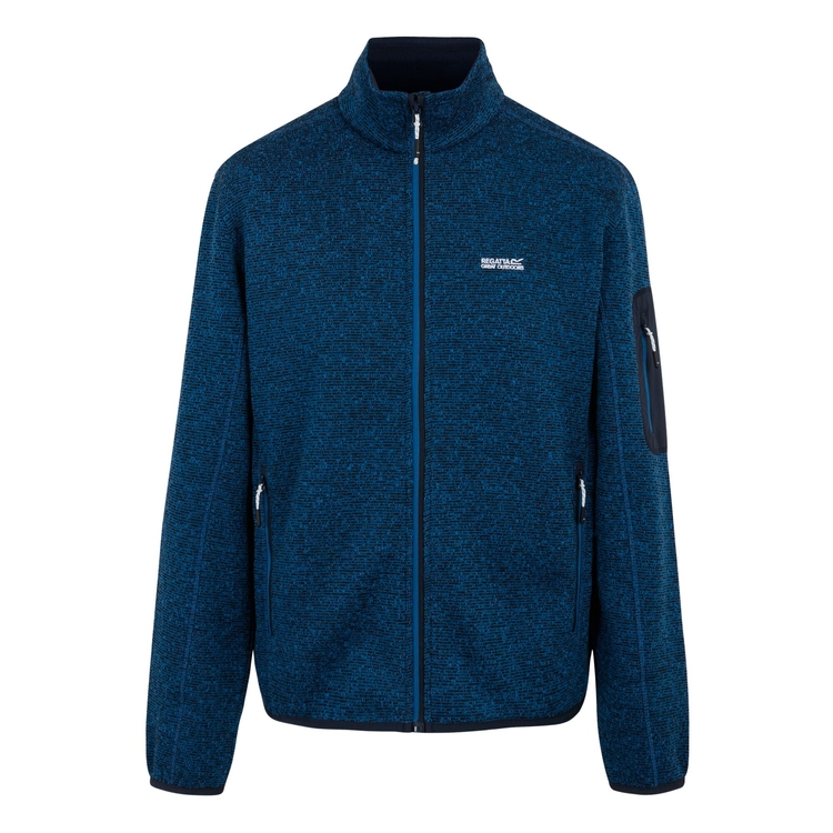 Veste Chinée Ouverture Zippée - Homme - K9106 - Bleu Marine Vert