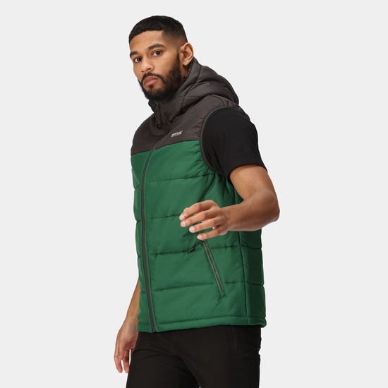 Gilet En Cuir Matelassé Homme ZYSM Easy Rider - Marron - Sans Manches - Chaud Et Léger