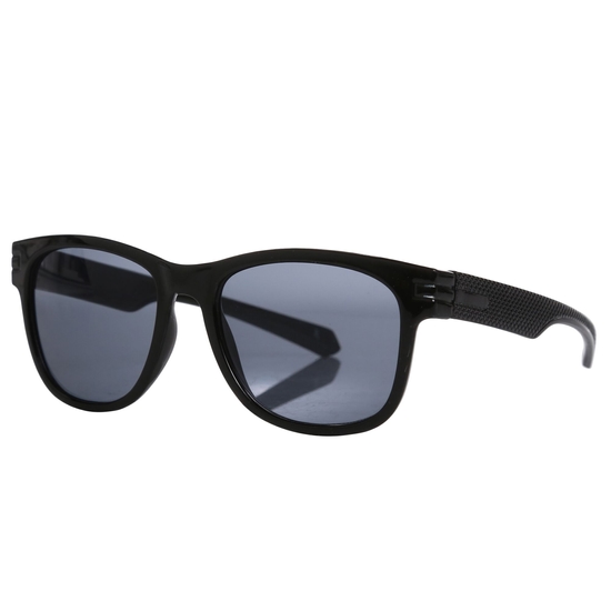 Men's Sargon Oversized Round Sunglasses - Black | Regatta UK