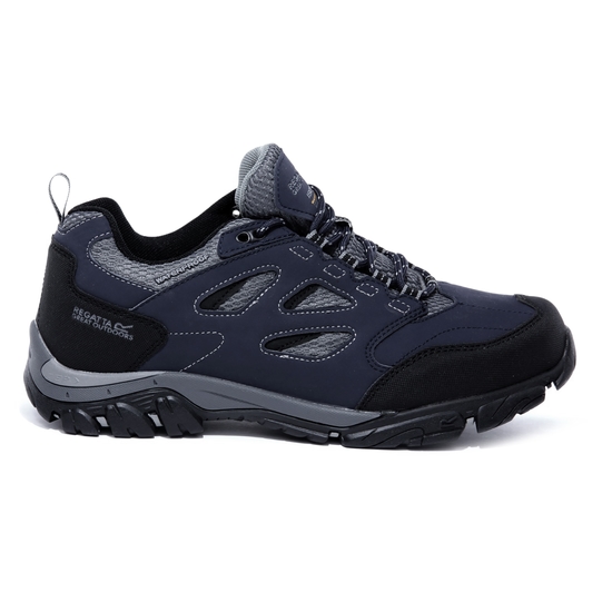 Men's Holcombe Waterproof Low Walking Shoes - Navy Granite | Regatta IE