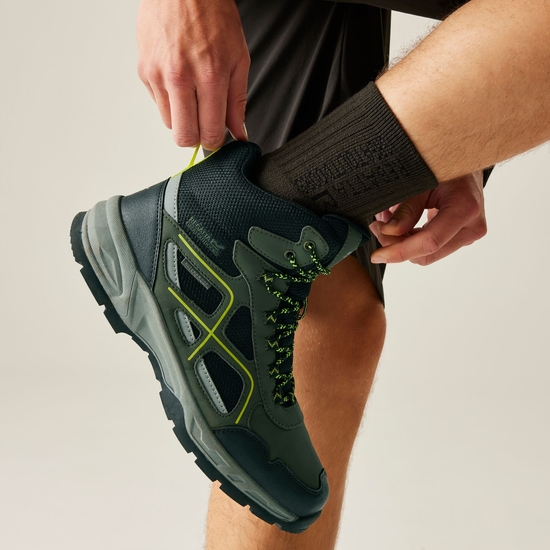 Buty męskie trekkingowe z membraną Vendeavour Zielony