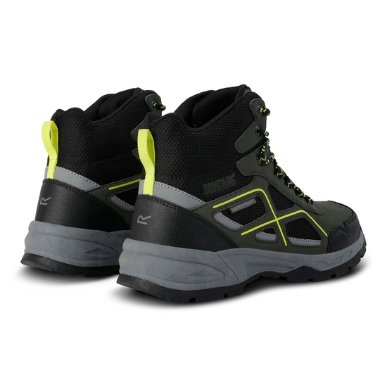 Buty męskie trekkingowe z membraną Vendeavour Zielony