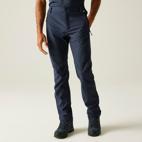 Men's Geo II Softshell Walking Trousers - Navy Blue | Regatta
