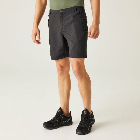Men's Leesville II Multi Pocket Walking Shorts - Ash | Regatta UK