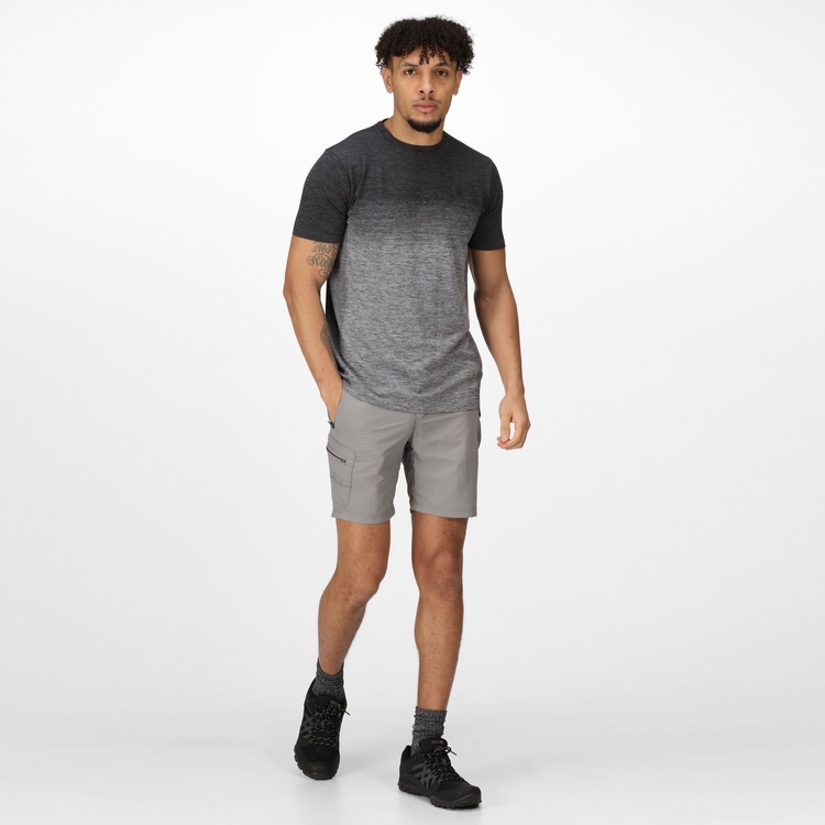 Grey walking shorts sales