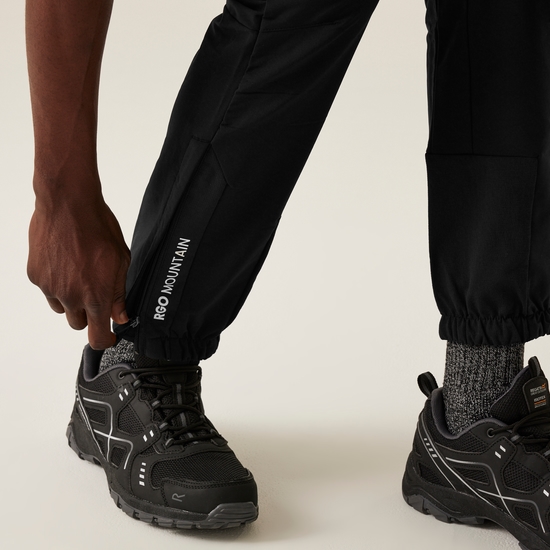 Men's Mountain Walking Trousers Black