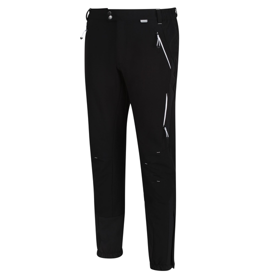 Men's Mountain Walking Trousers Black