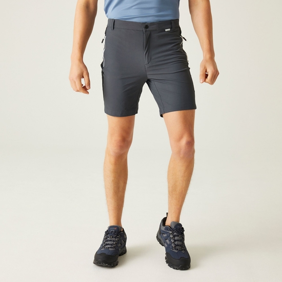 Men s Mountain II Walking Shorts Seal Grey Black