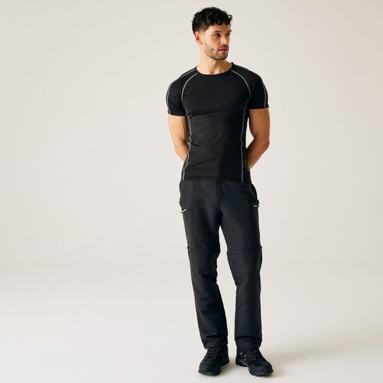 Men's Leesville III Zip Off Walking Trousers Ash