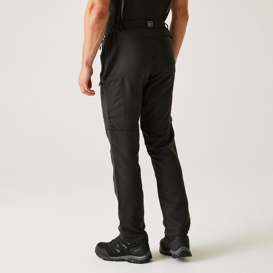 Men's Leesville III Zip Off Walking Trousers Ash