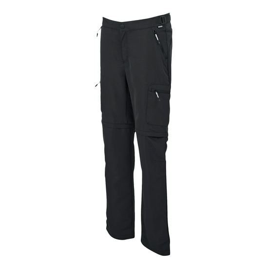 Men's Leesville III Zip Off Walking Trousers Ash