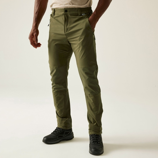 Men's Montorn Walking Trousers - Olive Green | Regatta ROW